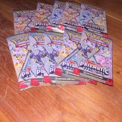 Pokemon TCG Prismatic Evolutions Booster Pack Lot 10 (10 Cards Each) English - Image 2
