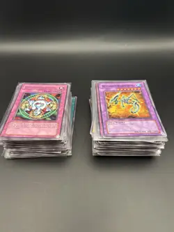 2004 Vintage YuGiOh Dark Beginnings 1 (DB1) 160+ Card Lot Commons - Image 2