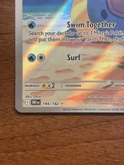 Misty's Lapras 194/182 Sv10: Destined Rivals Holo Pokemon - Image 3