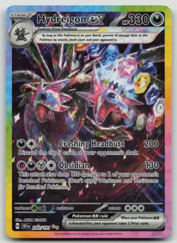Pokemon Hydreigon EX 240/191 SV08 Illustration Rare Holo 330 NM - Image 1