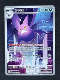 2026 Pokemon Mega Evolution Chaos Rising Crobat Illustration Rare #093/086 - Image 1