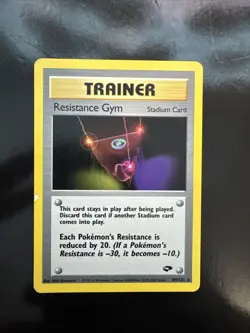 Pokemon Gym Challenge Trainer Resistance Gym 109/132 MP - Image 1