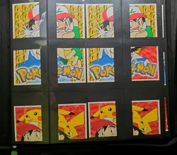 300 plus Merlin Topps Pokemon Sticker collection plus extras- Binder included - Image 1