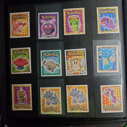300 plus Merlin Topps Pokemon Sticker collection plus extras- Binder included - Image 5