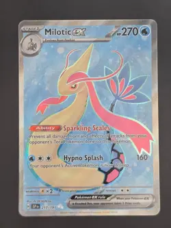 Milotic ex - 217/191 Ultra Rare SV08: Surging Sparks Pokemon TCG Near Mint - Image 1
