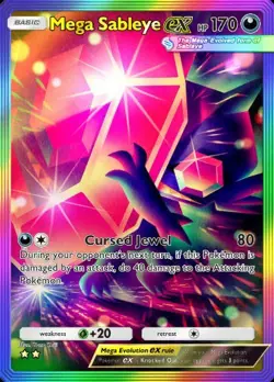 Mega Sableye ex Rainbow Everyday Wonders Pokemon TCG Pocket 2 Star ⭐⭐ (English) - Image 1
