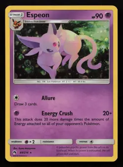 Espeon (Cosmos Holo) 089/214 Promo Blister Exclusives Pokemon LP - Image 1