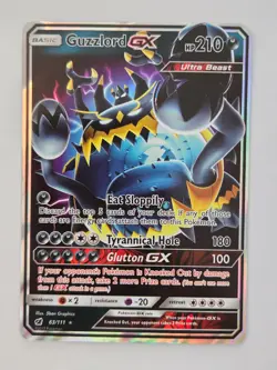 Guzzlord GX 63/111 Sm-Crimson Invasion Holo NM Pokemon - Image 1