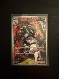 Team Rocket’s Houndoom 191/182 Illustration Rare Destined Rivals Pokemon TCG - Image 1