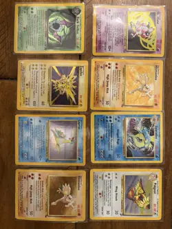 Wizards of the Coast Vintage Pokemon TCG Lot of 8 Holos Ft Gyarados, Zapdos Etc - Image 1