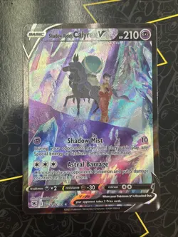 Shadow Rider Calyrex V TG17/TG30 Ultra Rare Full Art Pokemon Astral Radiance - Image 1