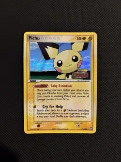 Pichu 21/108 Reverse Holo Stamped Pokemon EX Power Keepers - MP - Image 1