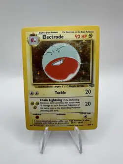Electrode 2/64 Holo Rare - Jungle Unlimited - Pokemon TCG 1999 Vintage MP - Image 1
