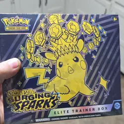 Pokemon TCG Scarlet & Violet Surging Sparks Elite Trainer Box Booster English 2… - Image 1