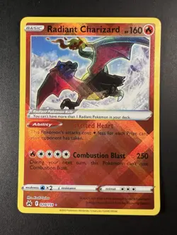 Pokemon Sword & Shield Crown Zenith Radiant Charizard 020/159 - Image 1