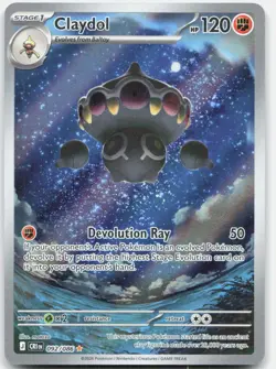 Claydol 092/086 Holo Illustration Rare Chaos Rising Pokemon Near Mint - Image 1