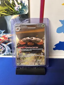 Pokemon TCG Crustle 186/182 Destined Rivals Illustration Card - Image 1