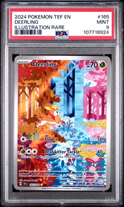 Deerling 165/162 SV05: Temporal Forces Illustration Rare Holo - PSA 9 MINT - Image 1