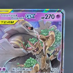 Pokemon TCG Trevenant & Dusknoir GX SM217 Sun & Moon Black Star Promo Tag... - Image 4