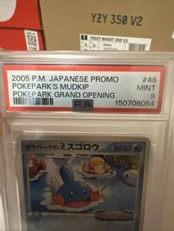 2005 Pokemon PokePark's Mudkip Grand Opening Japanese Promo 048/PCG-P PSA 9 - Image 2