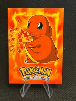 CHARIZARD CHARMELEON CHARMANDER - NON-HOLO - TOPPS Pokemon Card - MP/HP - Image 2