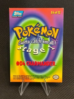 CHARIZARD CHARMELEON CHARMANDER - NON-HOLO - TOPPS Pokemon Card - MP/HP - Image 3