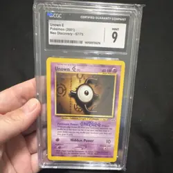 Unown [E] 67/75 Neo Discovery CGC 9 Mint Pokemon TCG Card 2001 English - Image 1