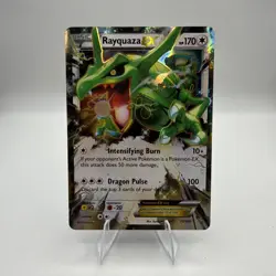 Rayquaza EX Pokemon TCG XY Roaring Skies Ultra Holo Rare Card 75/108 mint - Image 1