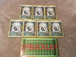 LOT OF 7 METAL ENERGY POKEMON CARDS, 107/113 , 97/115, 88/108, 95/110 - Image 1