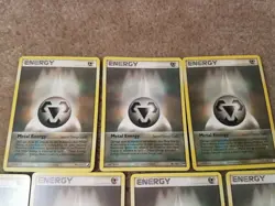 LOT OF 7 METAL ENERGY POKEMON CARDS, 107/113 , 97/115, 88/108, 95/110 - Image 2