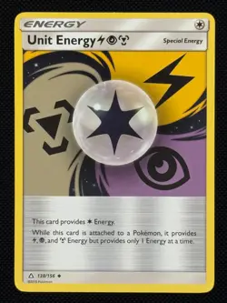 Unit Energy LightningPsychicMetal 138/156 Uncommon Ultra Prism Near Mint - Image 1
