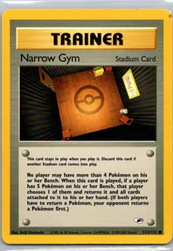 Pokemon TCG Narrow Gym 124/132 Gym Heroes MP - Image 1