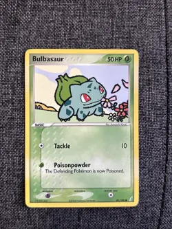BULBASAUR EX Crystal Guardians 45/100 LP Pokemon Cards Vintage TCG - Image 1