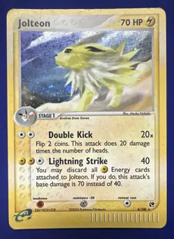 Pokemon TCG Jolteon 6/100 2003 Sandstorm Holo Rare - Image 2