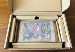 Clean 2000 Topps Pokemon TV Animation Series 3: Gengar Die Cut Card EV06 Blue - Image 5