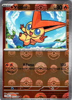 Victini 012/086 Pokeball - Pokemon TCG Black Bolt NM - Image 1