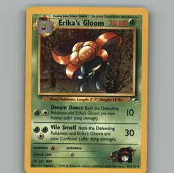 Erika's Gloom 46/132 Uncommon Gym Heroes Pokemon Unlimited Lightly Played - Image 1