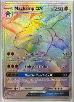 Machamp GX 154/147 - Pokemon TCG Burning Shadows - Secret Rare NM - Image 1