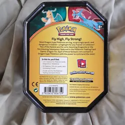 Pokemon TCG Dragonite Metal Card Tin Collector Box Empty Card Storage - NM/M - Image 2