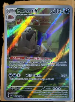 Mabosstiff - 218 -Holofoil English Pokemon Scarlet and Violet: Base Set - Image 1