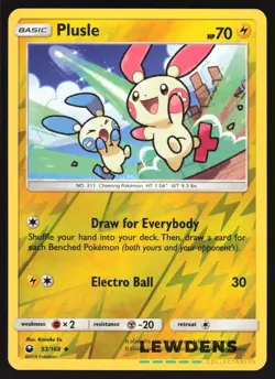 Plusle - 53/168 - Uncommon Reverse Holo - Celestial Storm - Pokemon Card - Image 1