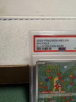Pokemon TCG: Shuckle Illustration Rare #136/132 Mega Evolution PSA 10 GEM MINT. - Image 2