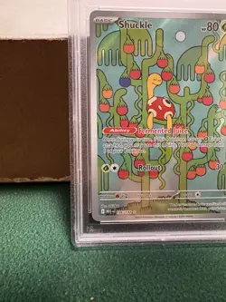 Pokemon TCG: Shuckle Illustration Rare #136/132 Mega Evolution PSA 10 GEM MINT. - Image 5