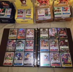 Binder of One Piece TCG Trading Cards Holos, SR’s, Full Art & Bulk - Image 4