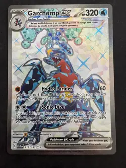 Pokemon - Garchomp ex 219/182 Sv04: Paradox Rift - Holo Ultra Rare - Pack Fresh - Image 2