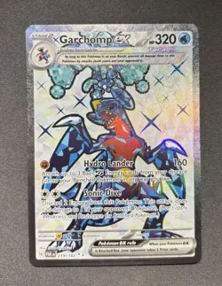 Pokemon Garchomp EX Holo Ultra Rare TCG Card Paradox Rift 219/182 - Image 1