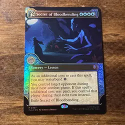 Secret of Bloodbending (Showcase) -Foil Near Mint MTG Avatar: The Last Airbender - Image 1