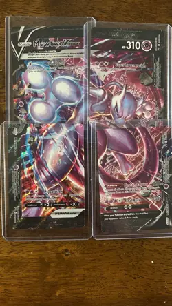 Mewtwo Mewtwo V-UNION 4-Card Promo Holo Set English 2021 SWSH159-162 - Image 1