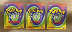 Pokemon Topps Venusaur, Ivysaur, & Bulbasaur 3 Card Lot. Blue Logo. - Image 2