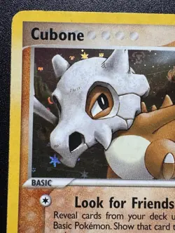 Cubone 51/109 EX Team Rocket Returns Pokemon Card Reverse Holo Foil Rare MP - Image 3